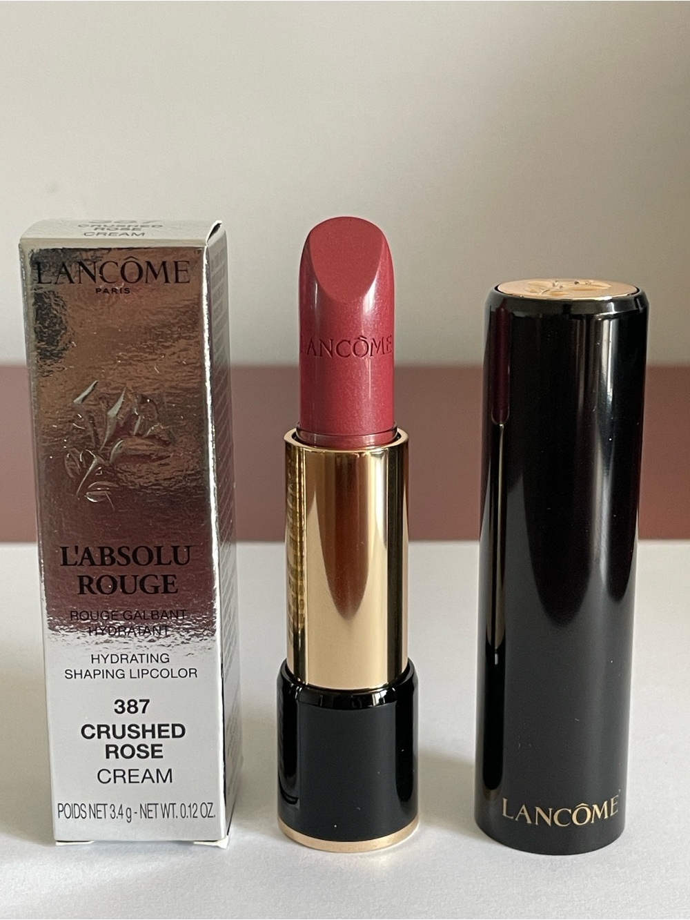 Lancome L'Absolu Rouge Cream Lipstick Full Size-387